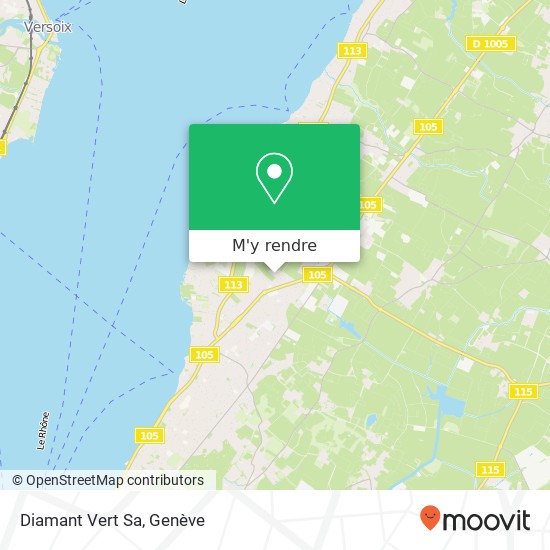 Diamant Vert Sa plan