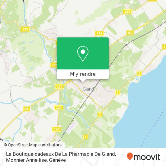 La Boutique-cadeaux De La Pharmacie De Gland, Monnier Anne-lise plan