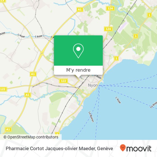 Pharmacie Cortot Jacques-olivier Maeder plan