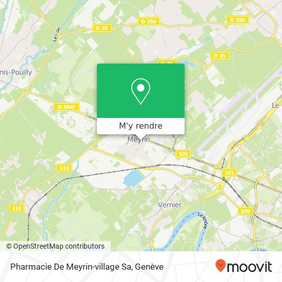 Pharmacie De Meyrin-village Sa plan