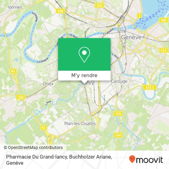 Pharmacie Du Grand-lancy, Buchholzer Ariane plan