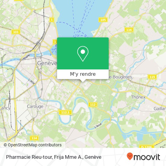 Pharmacie Rieu-tour, Frija Mme A. plan