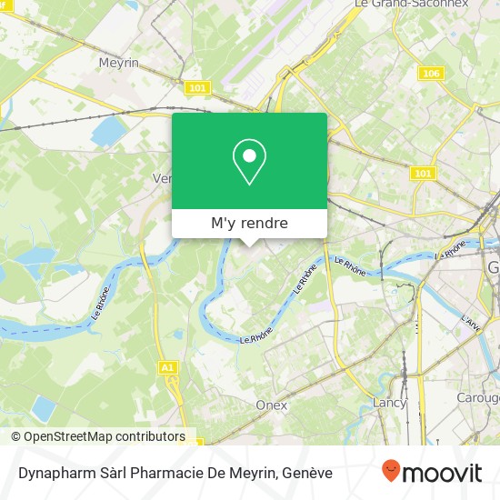 Dynapharm Sàrl Pharmacie De Meyrin plan