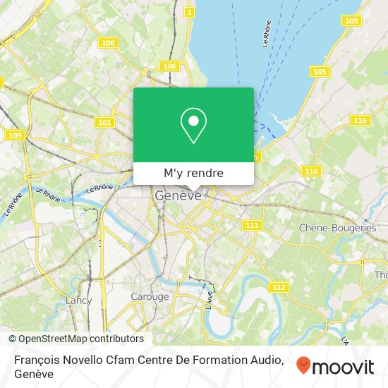 François Novello Cfam Centre De Formation Audio plan
