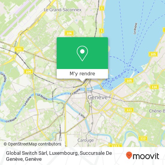 Global Switch Sàrl, Luxembourg, Succursale De Genève plan