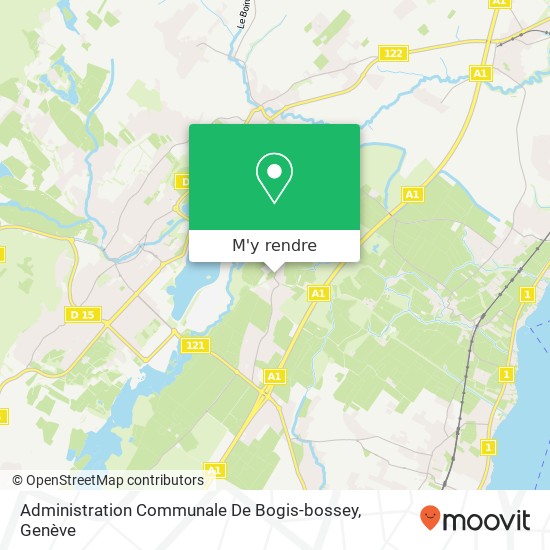 Administration Communale De Bogis-bossey plan