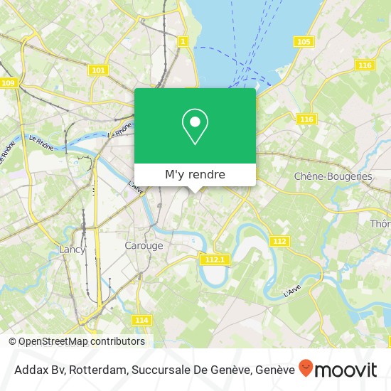 Addax Bv, Rotterdam, Succursale De Genève plan