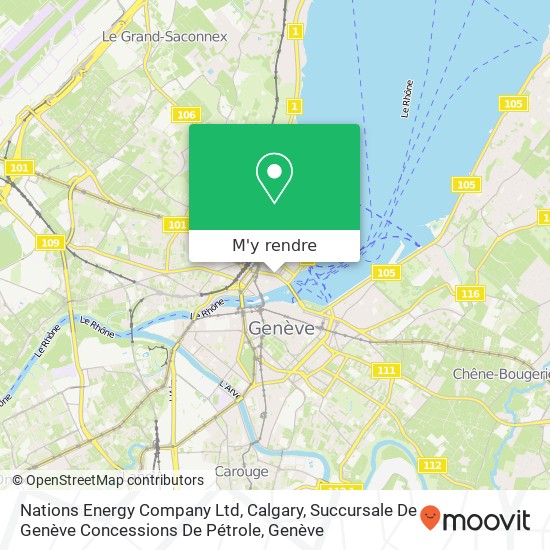 Nations Energy Company Ltd, Calgary, Succursale De Genève Concessions De Pétrole plan