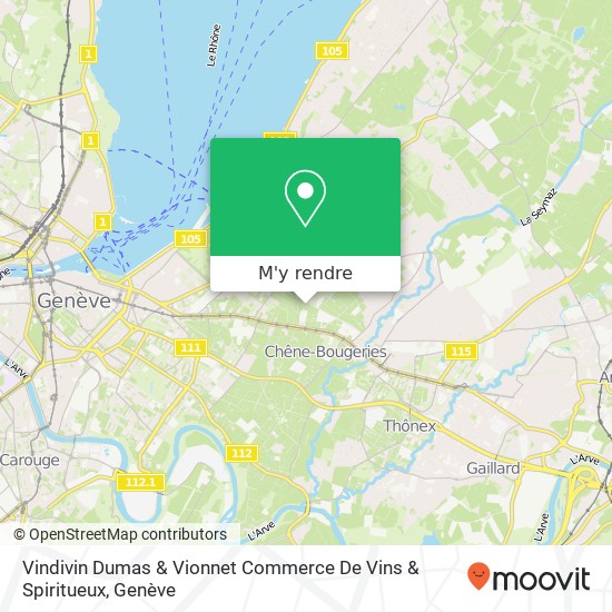 Vindivin Dumas & Vionnet Commerce De Vins & Spiritueux plan