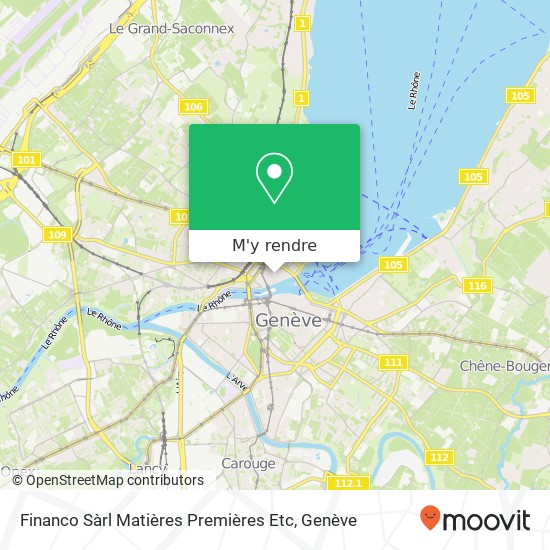 Financo Sàrl Matières Premières Etc plan