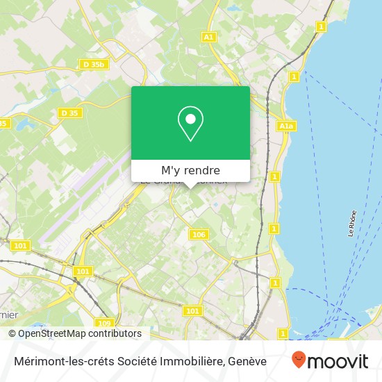 Mérimont-les-créts Société Immobilière plan