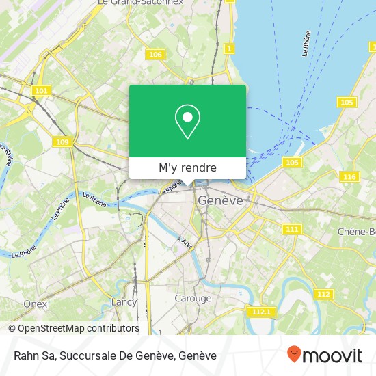 Rahn Sa, Succursale De Genève plan