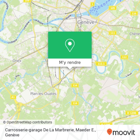 Carrosserie-garage De La Marbrerie, Maeder E. plan