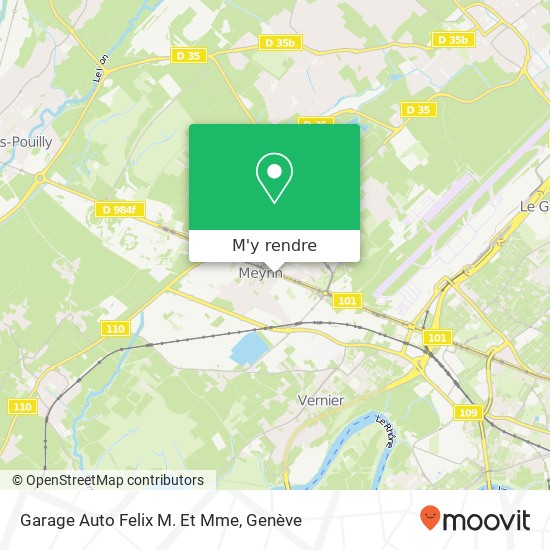 Garage Auto Felix M. Et Mme plan