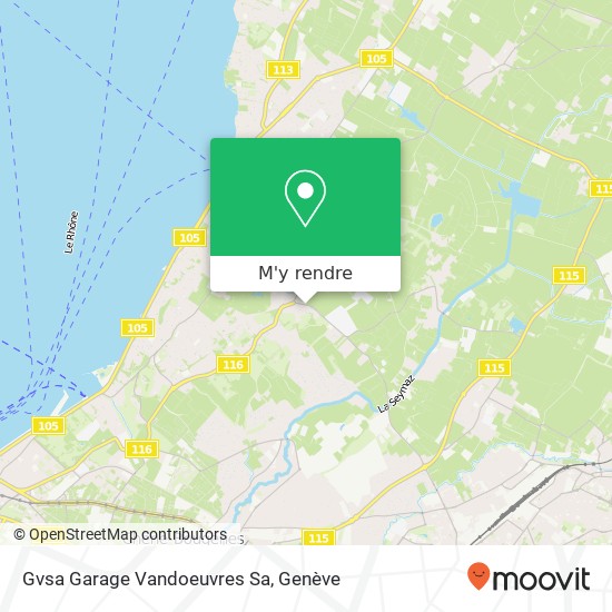 Gvsa Garage Vandoeuvres Sa plan