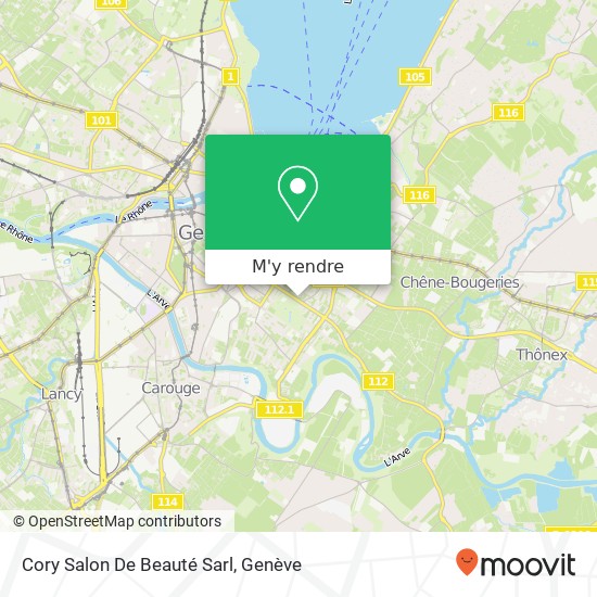 Cory Salon De Beauté Sarl plan