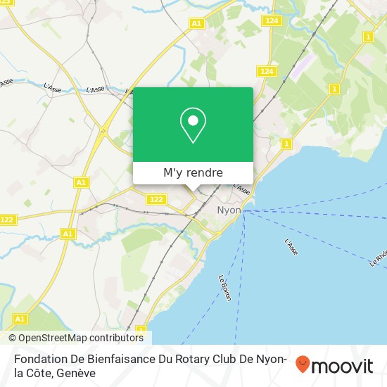 Fondation De Bienfaisance Du Rotary Club De Nyon-la Côte plan