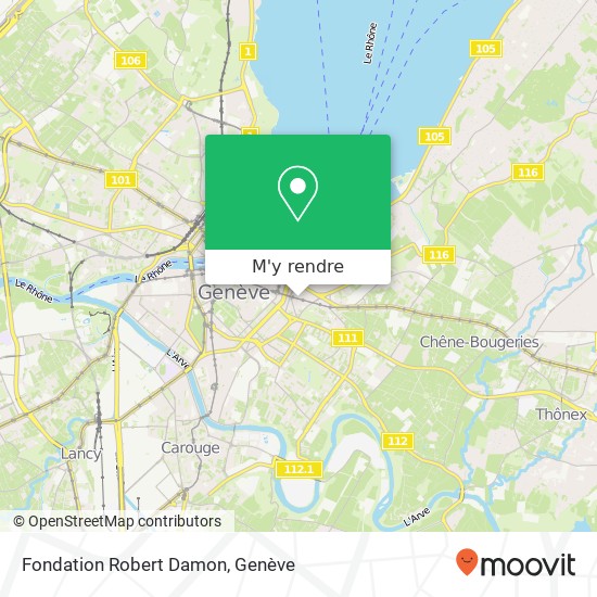 Fondation Robert Damon plan