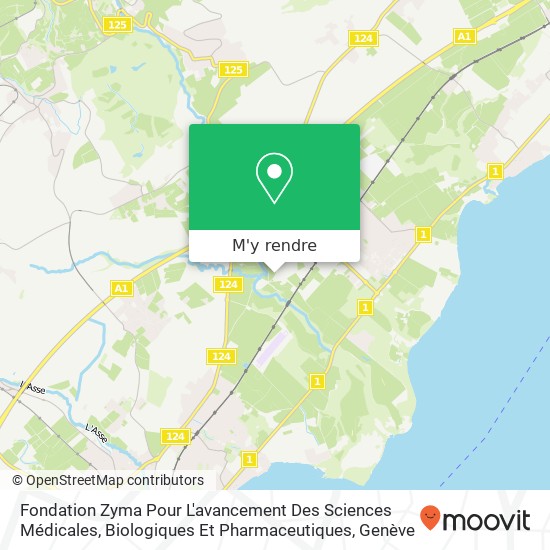 Fondation Zyma Pour L'avancement Des Sciences Médicales, Biologiques Et Pharmaceutiques plan