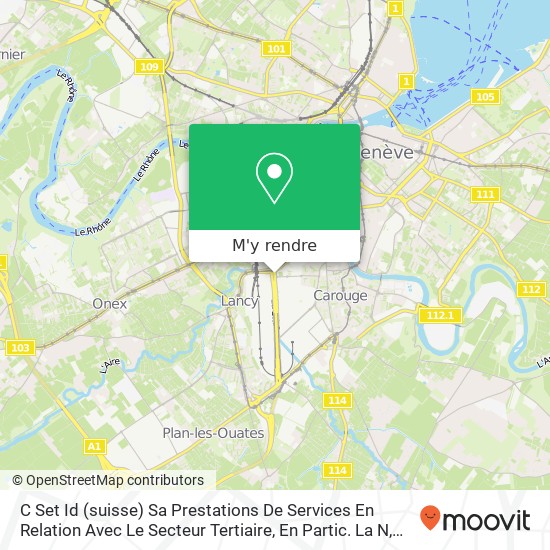 C Set Id (suisse) Sa Prestations De Services En Relation Avec Le Secteur Tertiaire, En Partic. La N plan