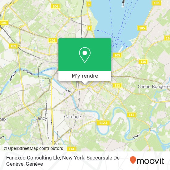 Fanexco Consulting Llc, New York, Succursale De Genève plan