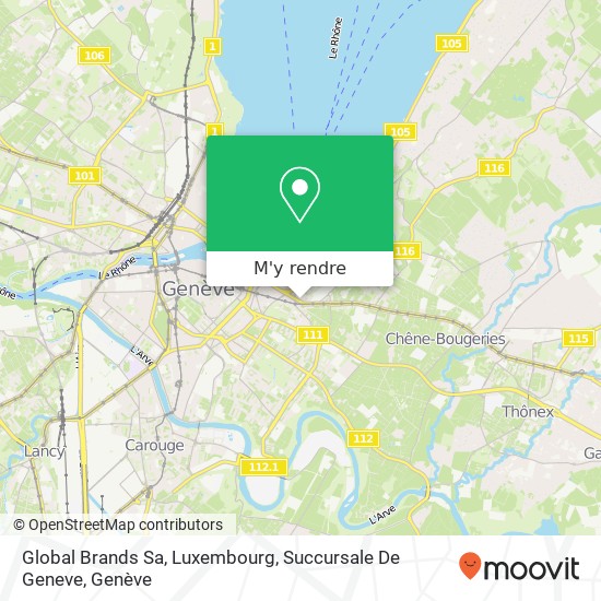 Global Brands Sa, Luxembourg, Succursale De Geneve plan