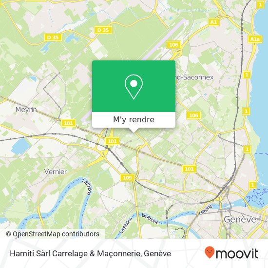 Hamiti Sàrl Carrelage & Maçonnerie plan