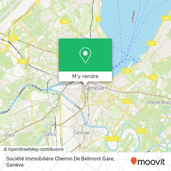 Société Immobilière Chemin De Belmont Gare plan