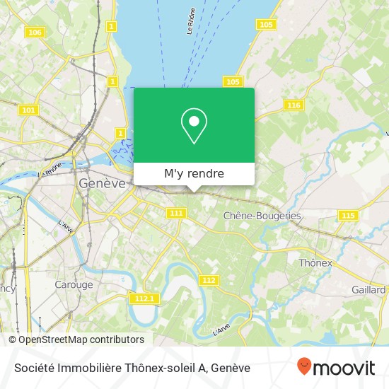 Société Immobilière Thônex-soleil A plan