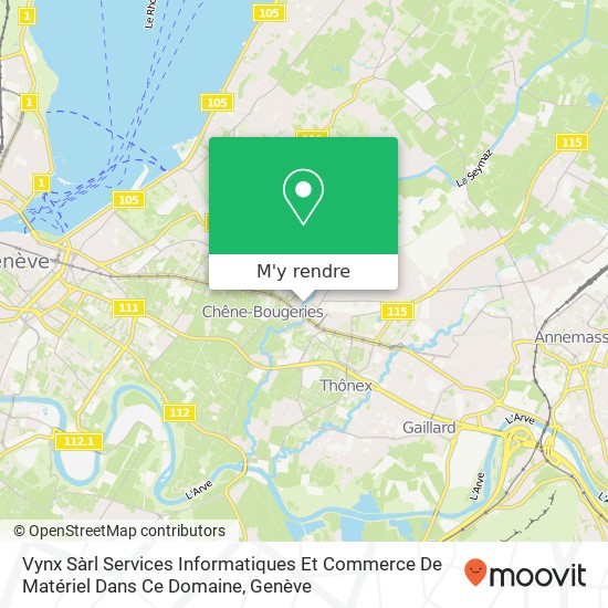 Vynx Sàrl Services Informatiques Et Commerce De Matériel Dans Ce Domaine plan