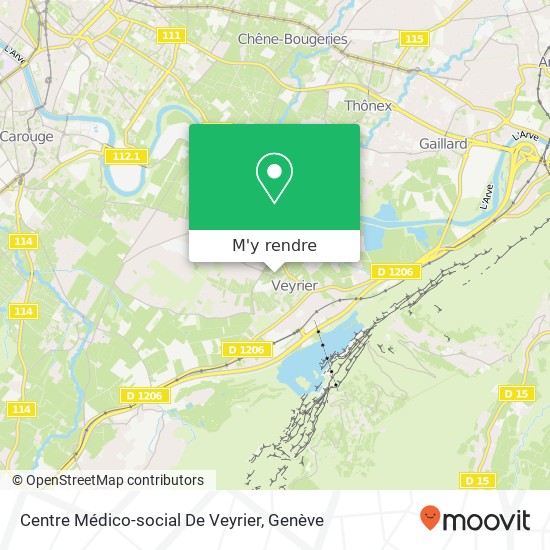 Centre Médico-social De Veyrier plan