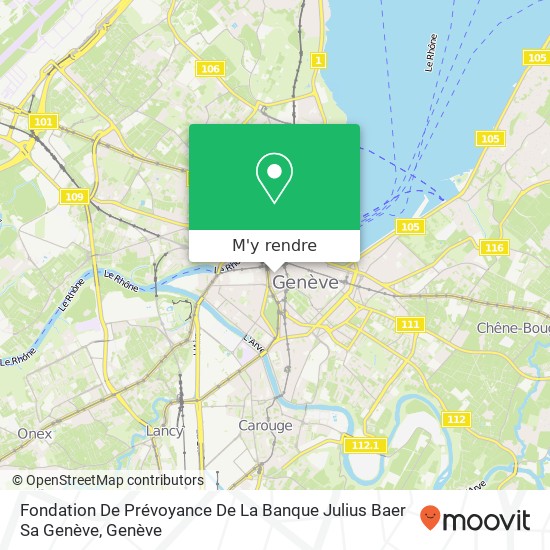 Fondation De Prévoyance De La Banque Julius Baer Sa Genève plan