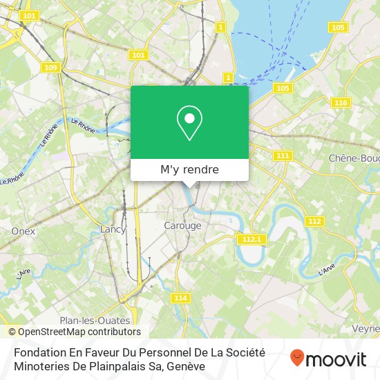 Fondation En Faveur Du Personnel De La Société Minoteries De Plainpalais Sa plan