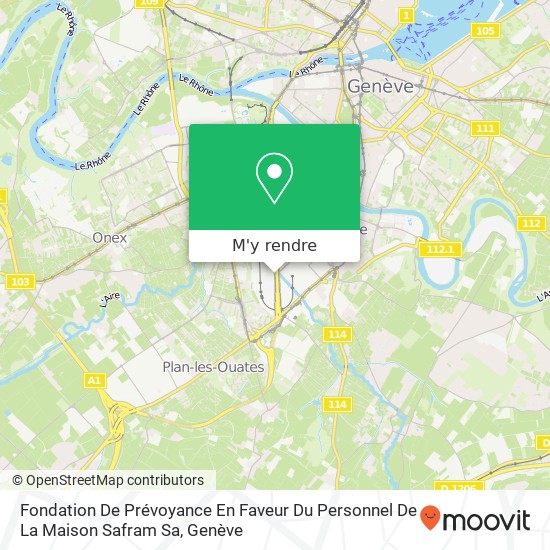 Fondation De Prévoyance En Faveur Du Personnel De La Maison Safram Sa plan