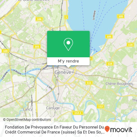 Fondation De Prévoyance En Faveur Du Personnel Du Crédit Commercial De France (suisse) Sa Et Des So plan