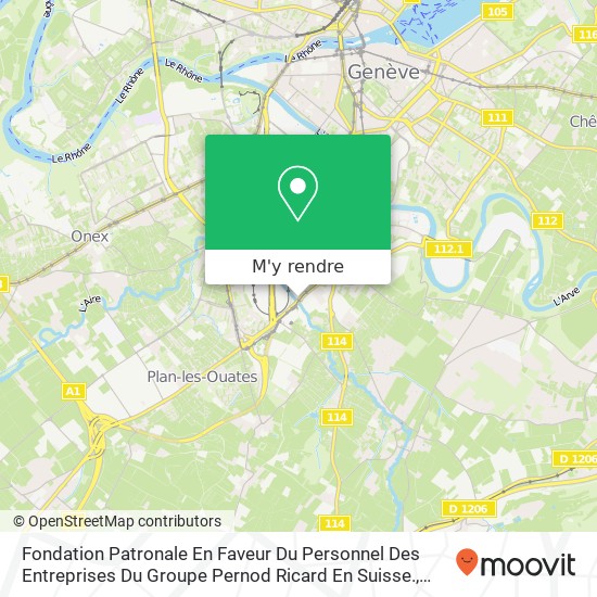 Fondation Patronale En Faveur Du Personnel Des Entreprises Du Groupe Pernod Ricard En Suisse. plan