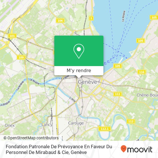 Fondation Patronale De Prévoyance En Faveur Du Personnel De Mirabaud & Cie plan