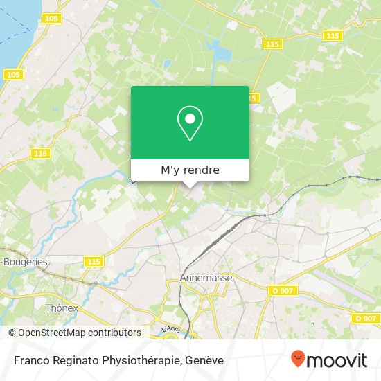 Franco Reginato Physiothérapie plan