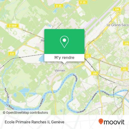 Ecole Primaire Ranches Ii plan