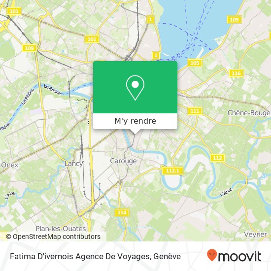 Fatima D'ivernois Agence De Voyages plan