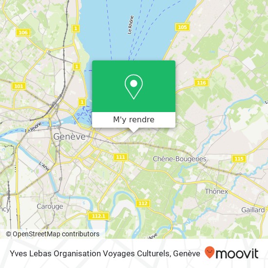 Yves Lebas Organisation Voyages Culturels plan