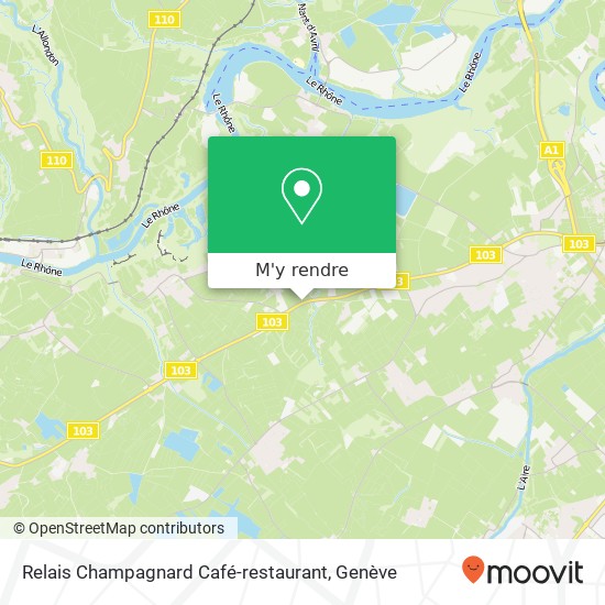 Relais Champagnard Café-restaurant plan