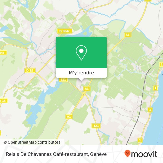 Relais De Chavannes Café-restaurant plan