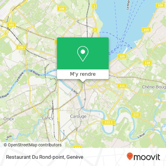 Restaurant Du Rond-point plan