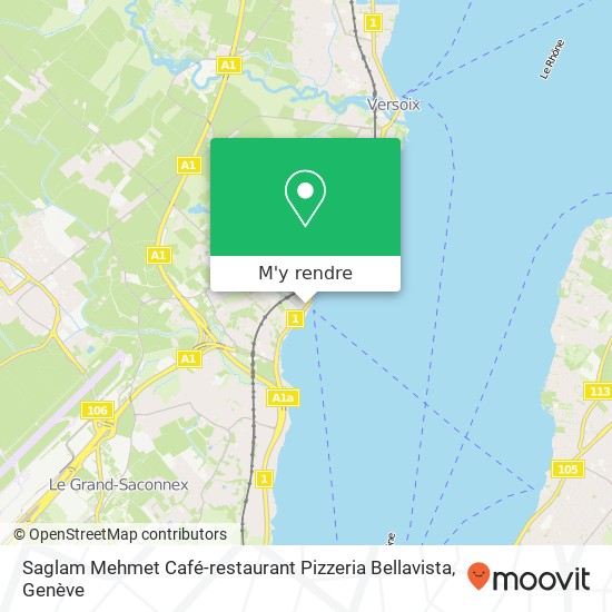 Saglam Mehmet Café-restaurant Pizzeria Bellavista plan