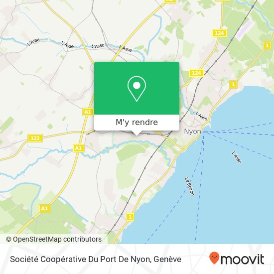 Société Coopérative Du Port De Nyon plan