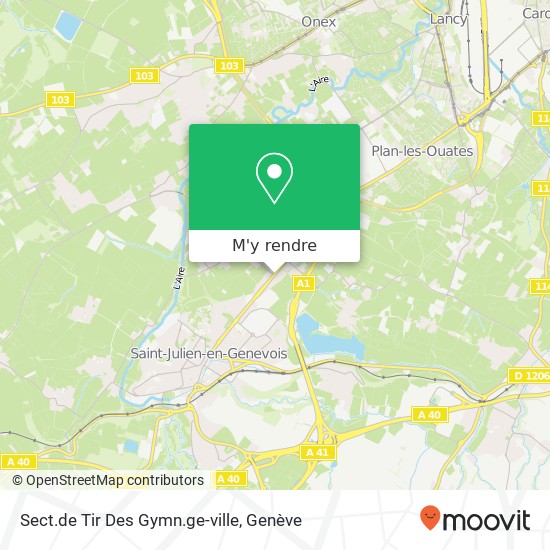 Sect.de Tir Des Gymn.ge-ville plan