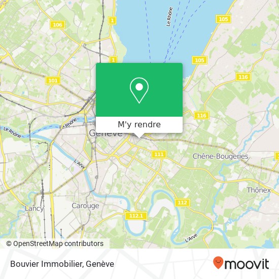 Bouvier Immobilier plan