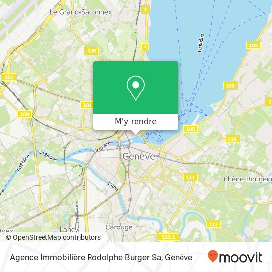 Agence Immobilière Rodolphe Burger Sa plan