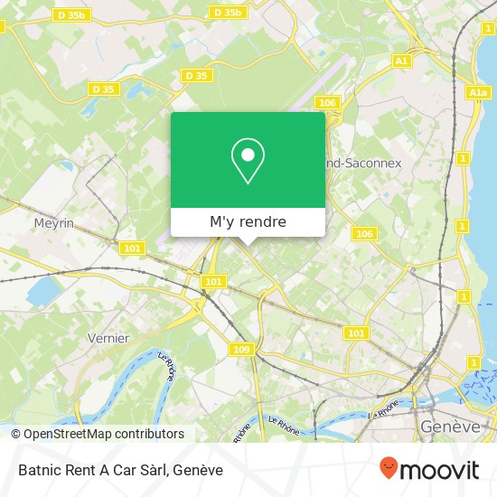 Batnic Rent A Car Sàrl plan